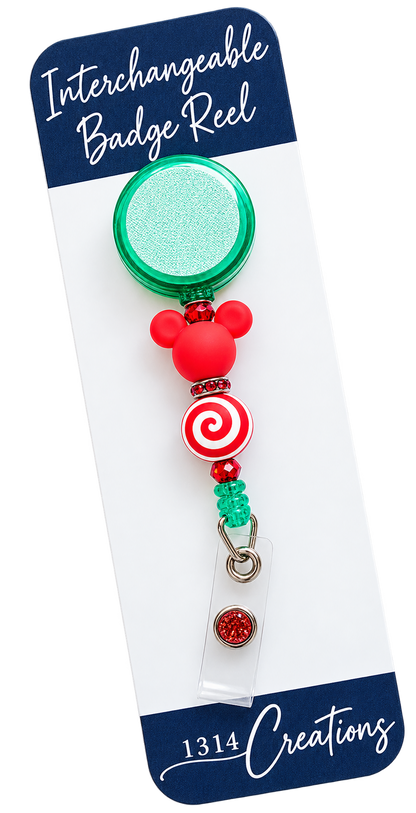 Merry Magical Swirls | Holiday Badge Reel Topper