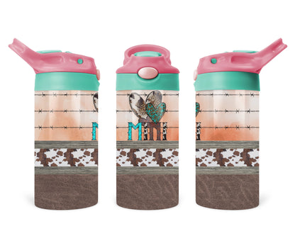 Rustic Rodeo Dad And Mini Tumbler Set / Matching Daddy And Me / Gift For Him / Kids 2-in-1 Cup