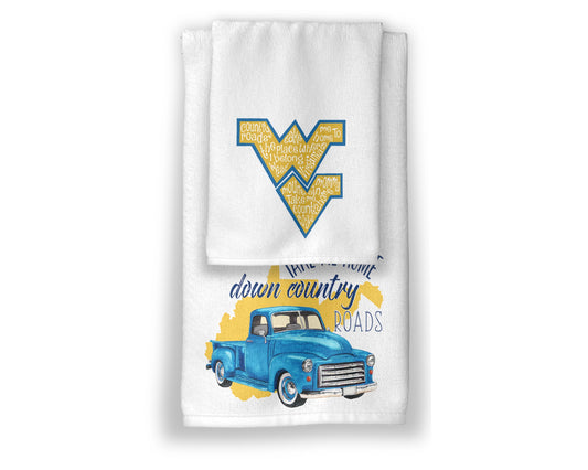 Take Me Down Country Roads Towel Set