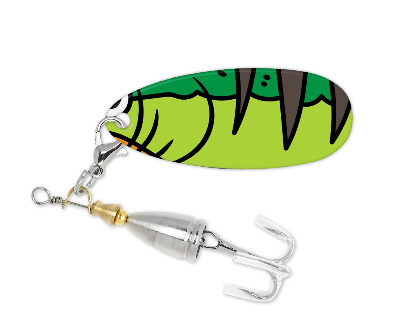 Fishing Frenzy Personalized Spinner Lure / Customized Angling Adventures Bait / Personalized Gift For Fishermen