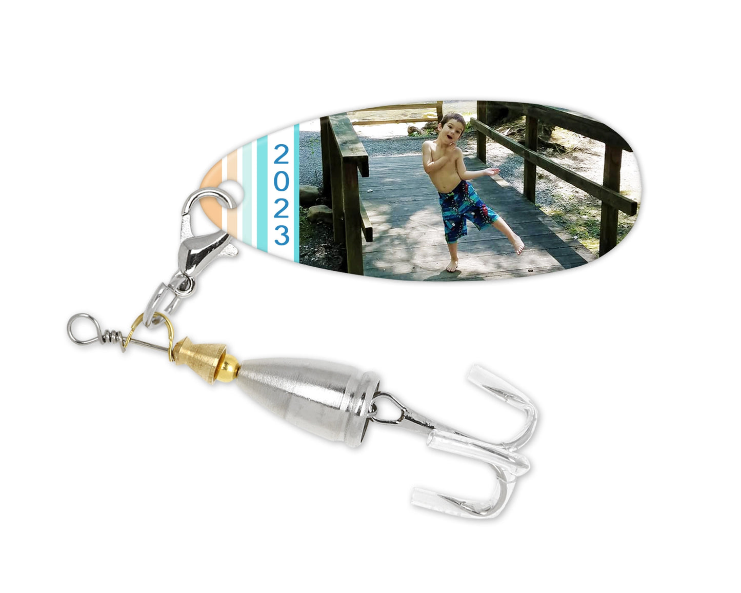 Personalized Reel Great Dad Fishing Lure – The Ultimate Gift for Dad!, Custom Photo Spinner Bait for Fishing, Personalized Treasures for Your Favorite Fisherman