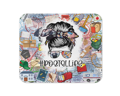 Postal Life / Custom Mail Carrier Mouse Pad / Gift For Postman