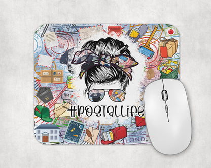 Postal Life / Custom Mail Carrier Mouse Pad / Gift For Postman