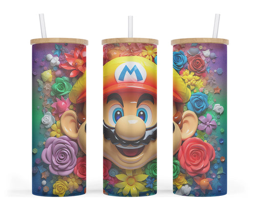 Rainbow Arcade Glass Tumbler