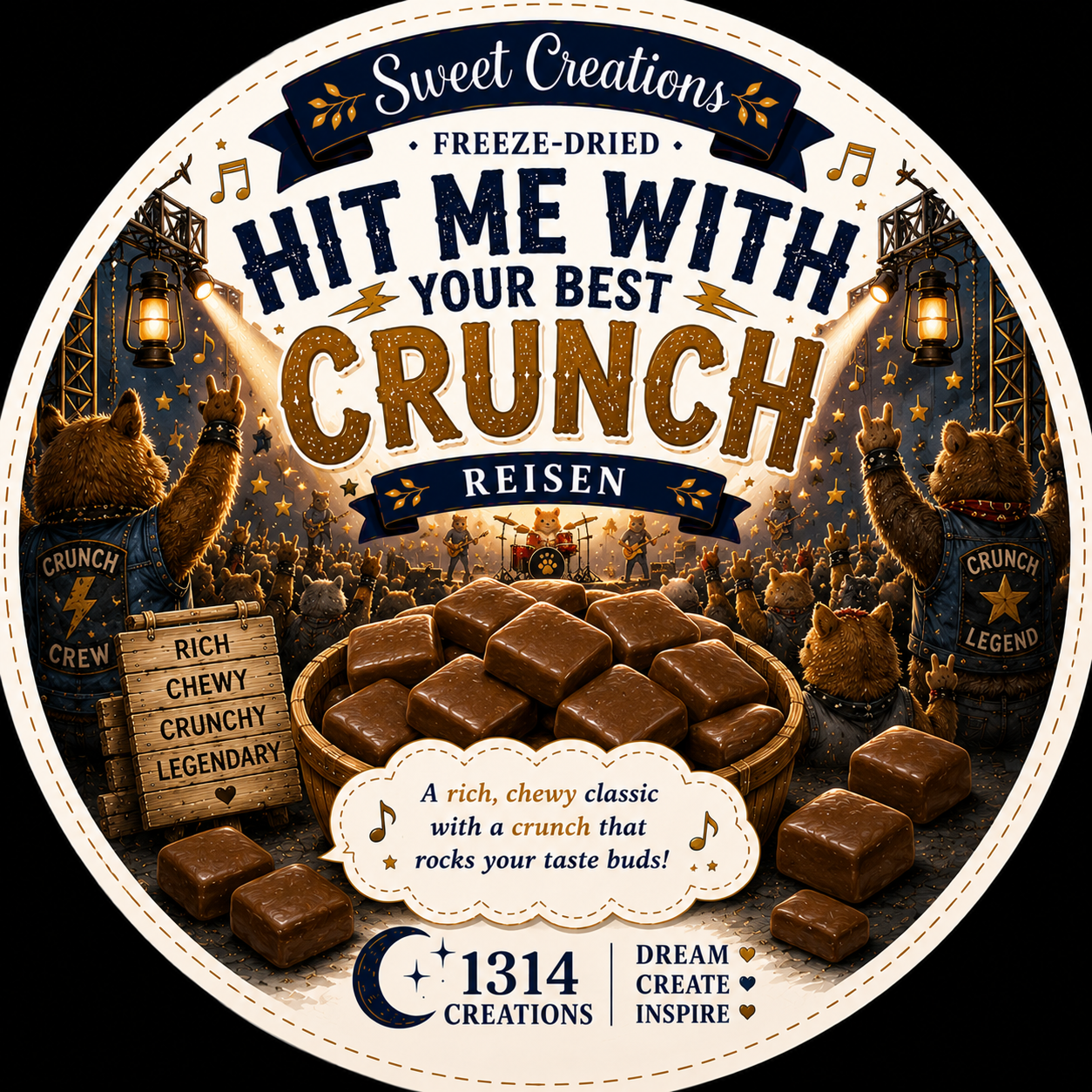 Hit Me With Your Best Crunch | Freeze Dried Chocolate Caramel Candy