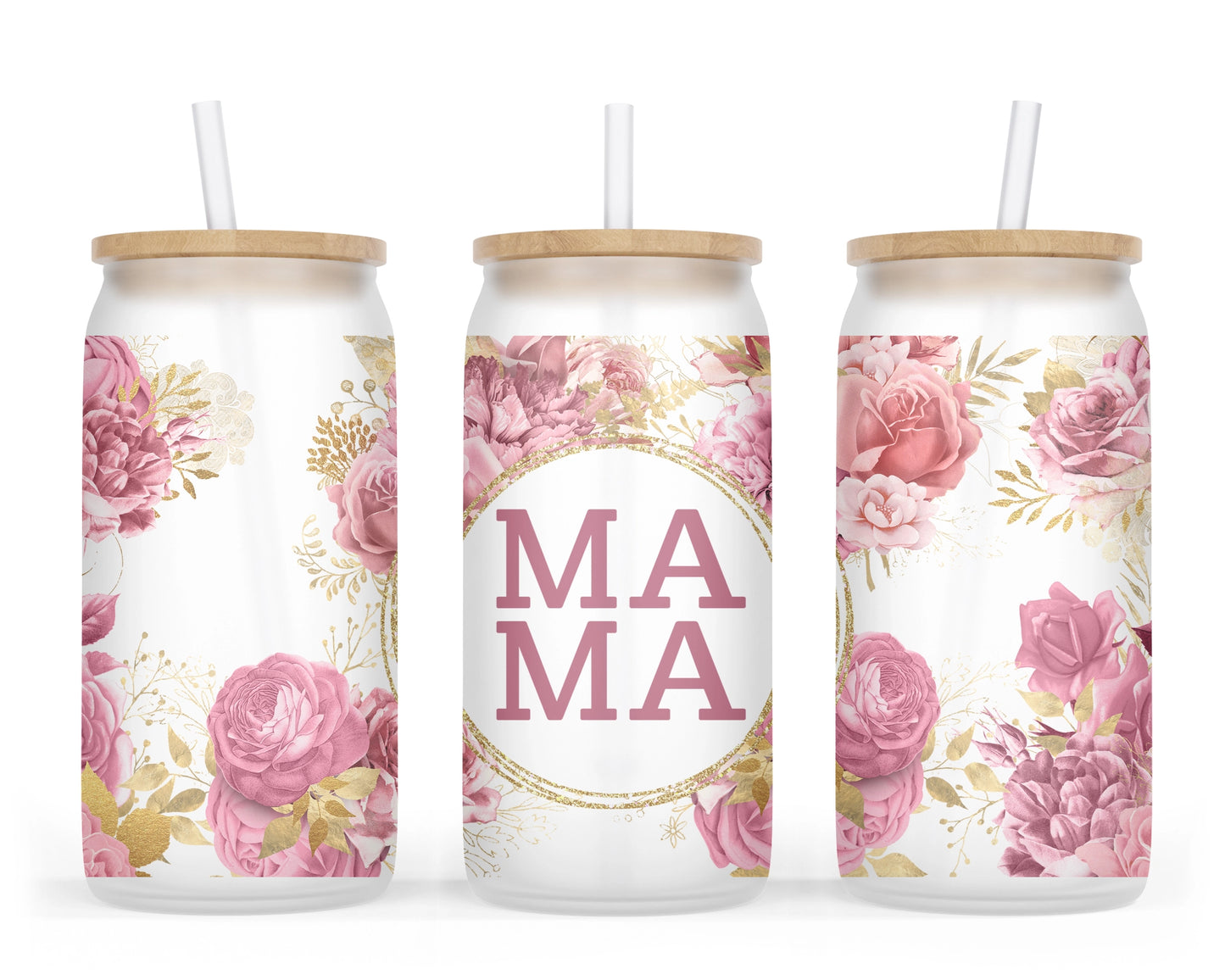 Rosie Mama Glass Tumbler