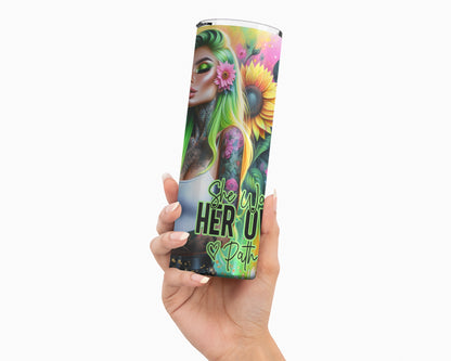 She Walks Her Own Path / Motivational Tumbler With Straw / Self Love /  Empowerment Tumbler For Her