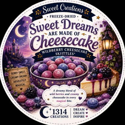 Sweet Dreams Are Made of Cheesecake | Freeze Dried Wild Berry Cheesecake Fruity Candy