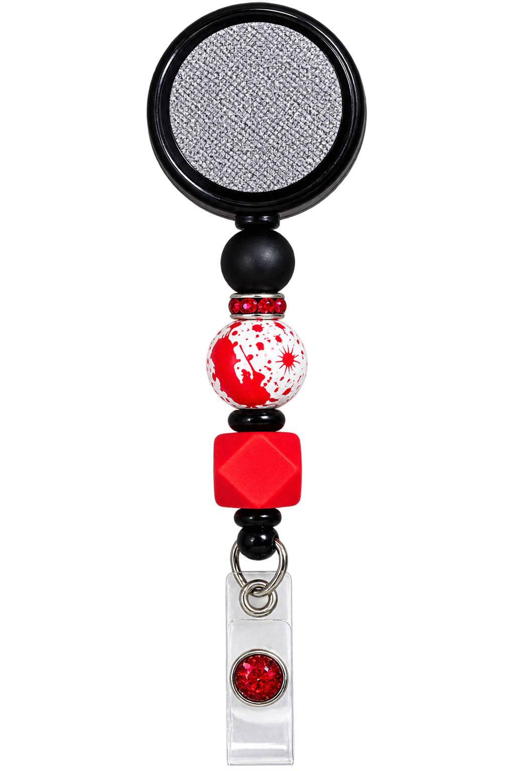 Slay the Workday| Interchangeable Halloween Badge Reel Topper
