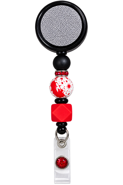 Slay the Workday| Interchangeable Halloween Badge Reel Topper