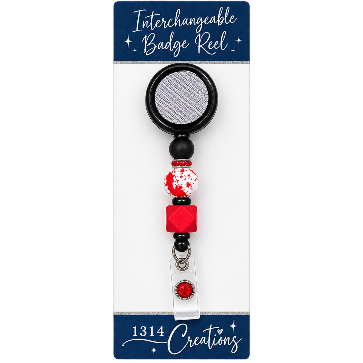 Slay the Workday| Interchangeable Halloween Badge Reel Topper