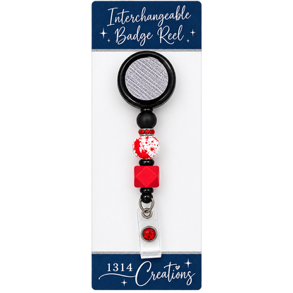 Slay the Workday| Interchangeable Halloween Badge Reel Topper