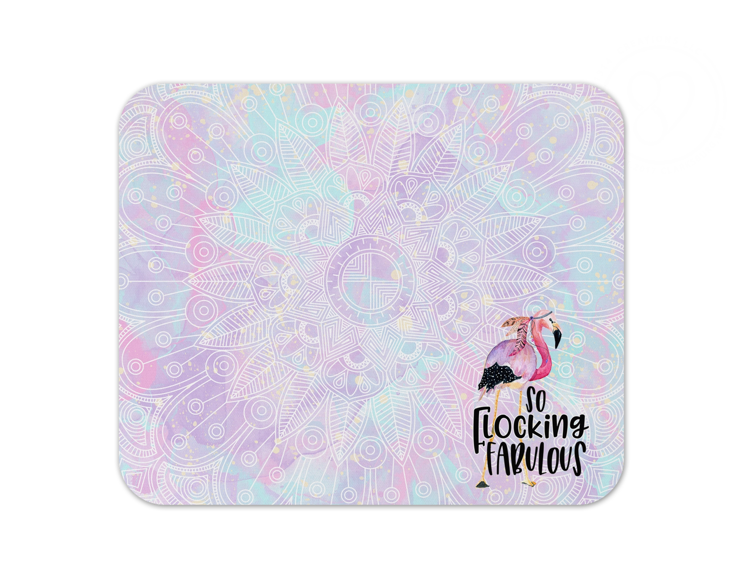 So Flocking Fabulous Mouse Pad / Funny Mousepad / Flamingo Laptop Gaming Pad