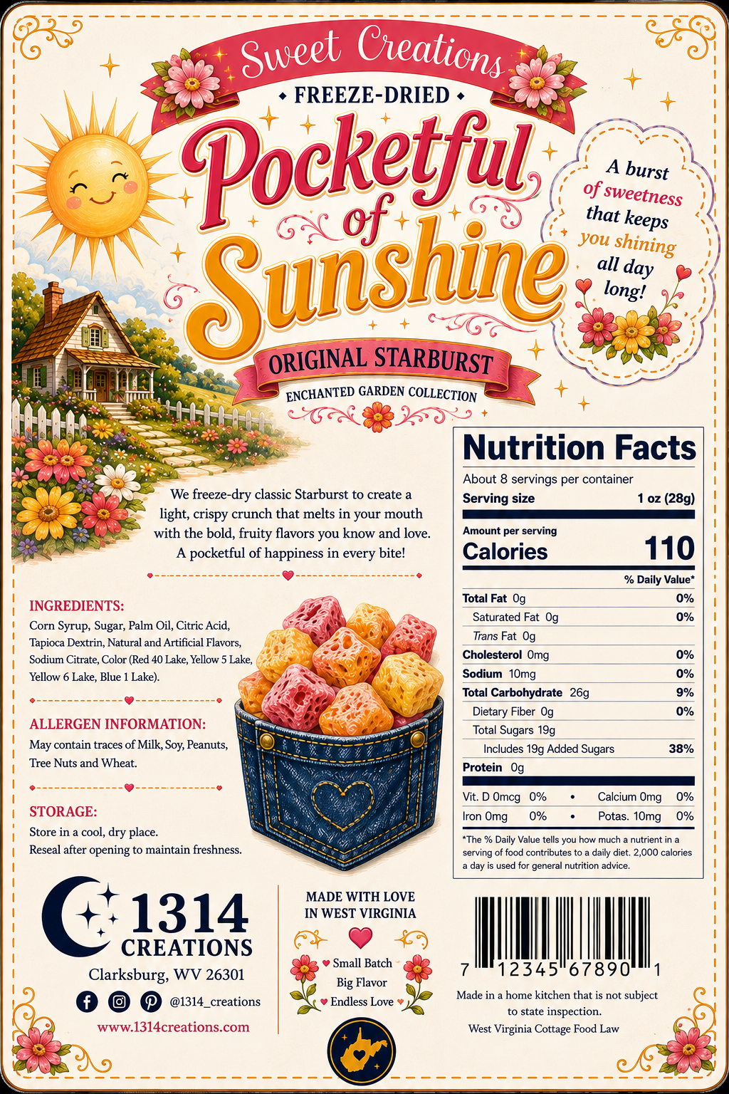 Pocketful of Sunshine | Freeze Dried Fruity Chewy Candy
