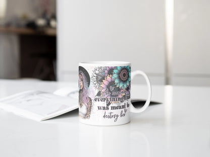 Stronger Than The Storm Mug, Inspirational Coffee Cup, Motivational Gift For Her