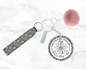 Deviant Achievements Keychain - They Told Me I Couldn't, That's Why I Did Keyring - Floral Lanyard