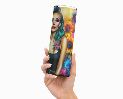 Keep Your Face Always Toward The Sunshine Tumbler / Inspitartional Tumbler With Straw / Motivational Gift For Her