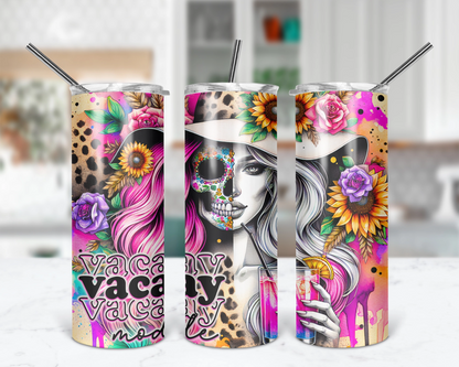 Vacay Mode Tumbler / Summer Vacation Tumbler / Summer Vibes Tumbler / Family Trip Tumbler