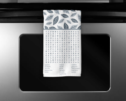 Kitchen Word Search Towel