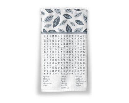 Kitchen Word Search Towel