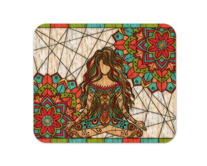 Celestial Contemplations Mouse Pad / Meditation Laptop Desk Mat / Calming Zen Office Accessories