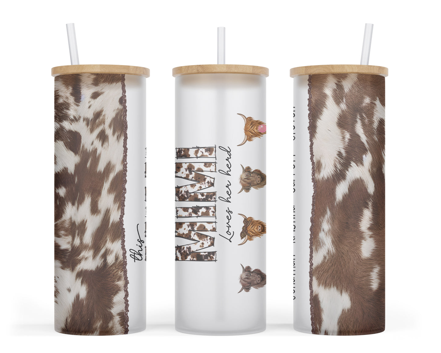 This Mimi Loves Her Herd Tumbler / Personalized Cow Tumbler / Gift For Grandmother